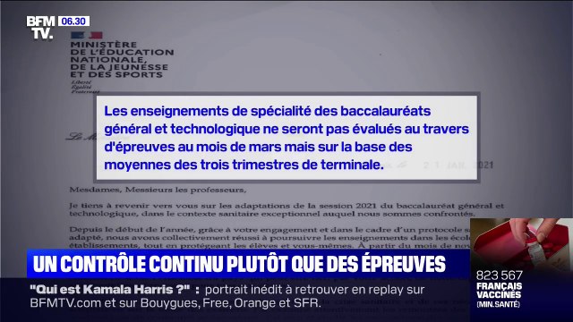 BAC 2021: les épreuves de spécialité évaluées au contrôle continu