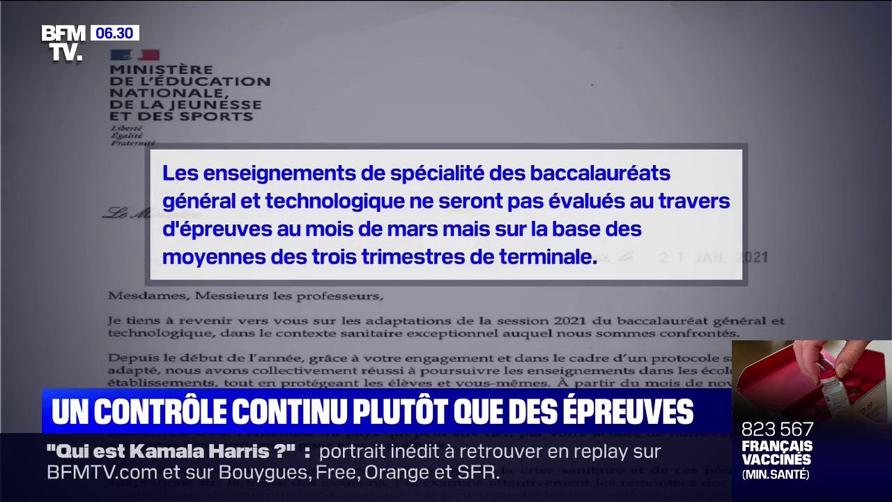 BAC 2021: les épreuves de spécialité évaluées au contrôle continu