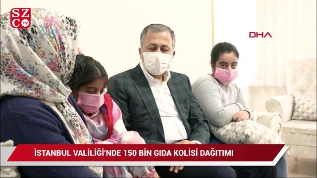 150 bin gıda kolisi hazırlandı, ilk teslimatı Vali Yerlikaya yaptı