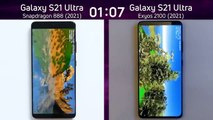 Samsung Galaxy S21 Ultra (Snapdragon 888) vs S21 Ultra (Exynos 2100)