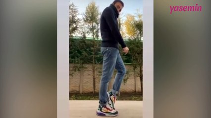 Şarkıcı Murat Dalkılıç’ın enteresan gelen dans şovu!