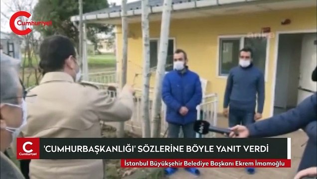 “Sizi, Cumhurbaşkanı olarak da görmeyi isteriz” diyen yurttaşa Ekrem İmamoğlu'ndan yanıt