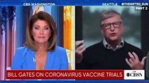 Even CBS pressures Bill Gates on the topic that almost everyone had side effects. He doesn’t seem to care.