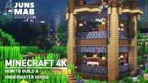 Minecraft _ Underwater House ｜ How to build a Easy Starter House (tutorial) #120