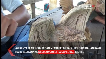 Perajin Pahat Kayu Ajak Warga Lindungi Satwa Langka