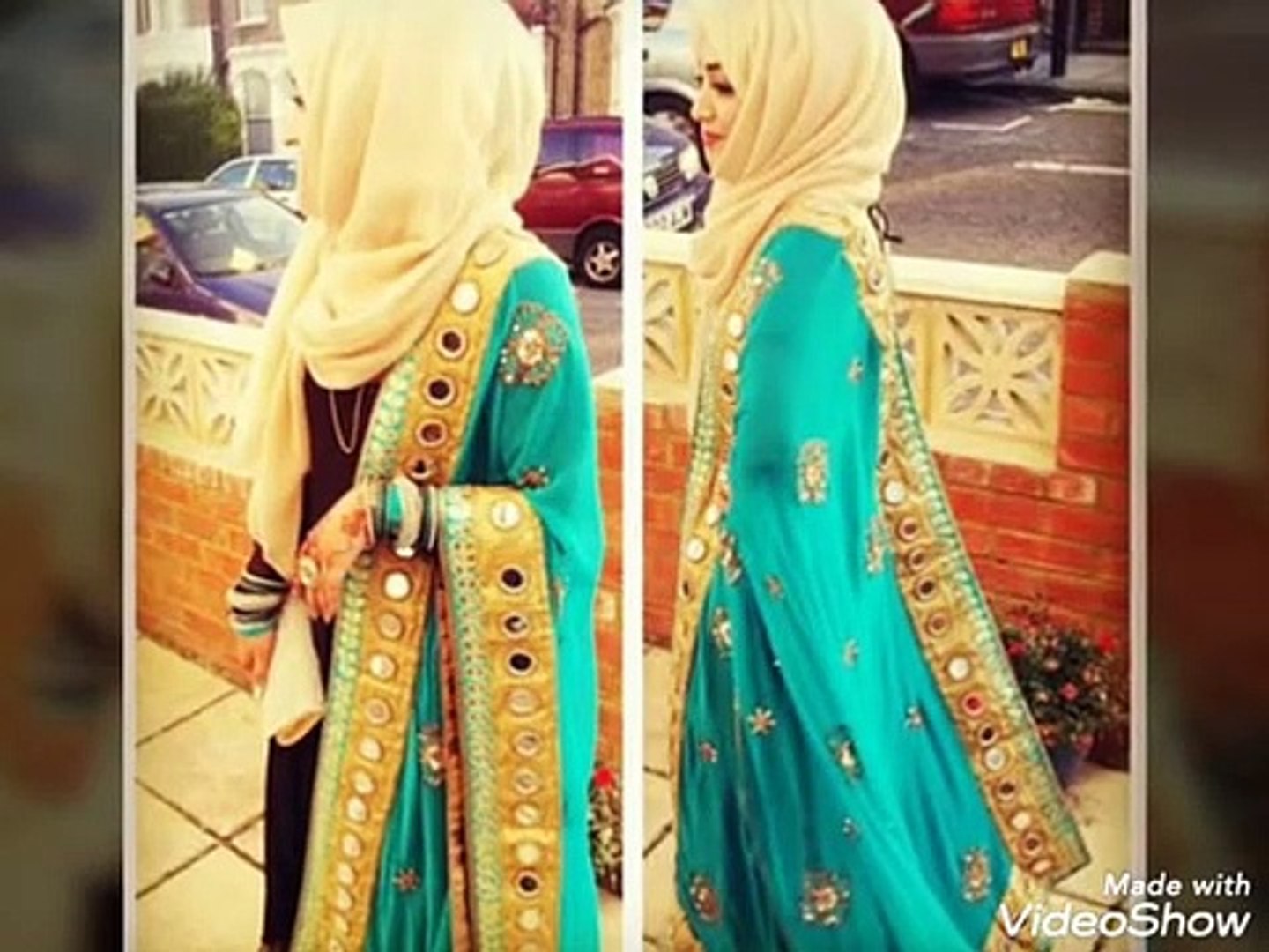 Pakistani party dresses with hijab--Hijab style party wear--Unique ...