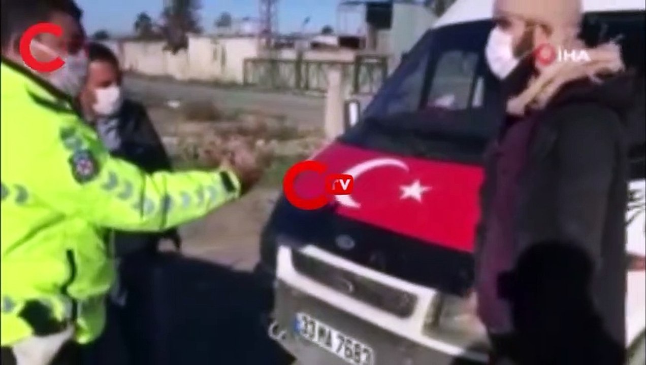 15 kişilik minibüsten 34 kişi çıktı