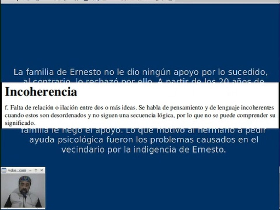 Terapia familiar en la esquizofrenia 4, un caso como ejemplo.