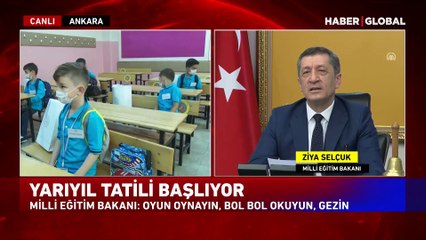 Uzaktan eğitimde 3 haftalık tatil öncesi Bakan Selçuk'tan açıklamalar