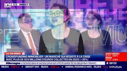 Marie Coeurderoy: Le crowdfunding immobilier, un marché qui résisite à la crise - 22/01
