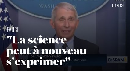 Anthony Fauci est "soulagé" que la science puisse à nouveau s'exprimer avec Joe Biden