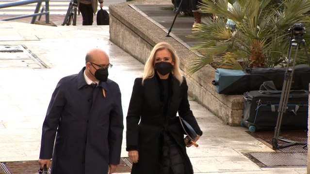 Cristina Cifuentes llega al TSJ para declarar por el caso máster