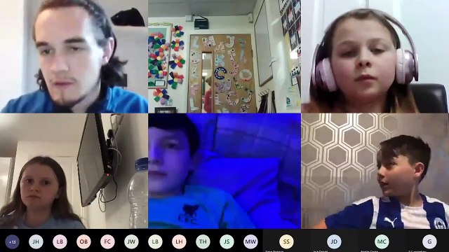 Wigan Athletic players host virtual lesson