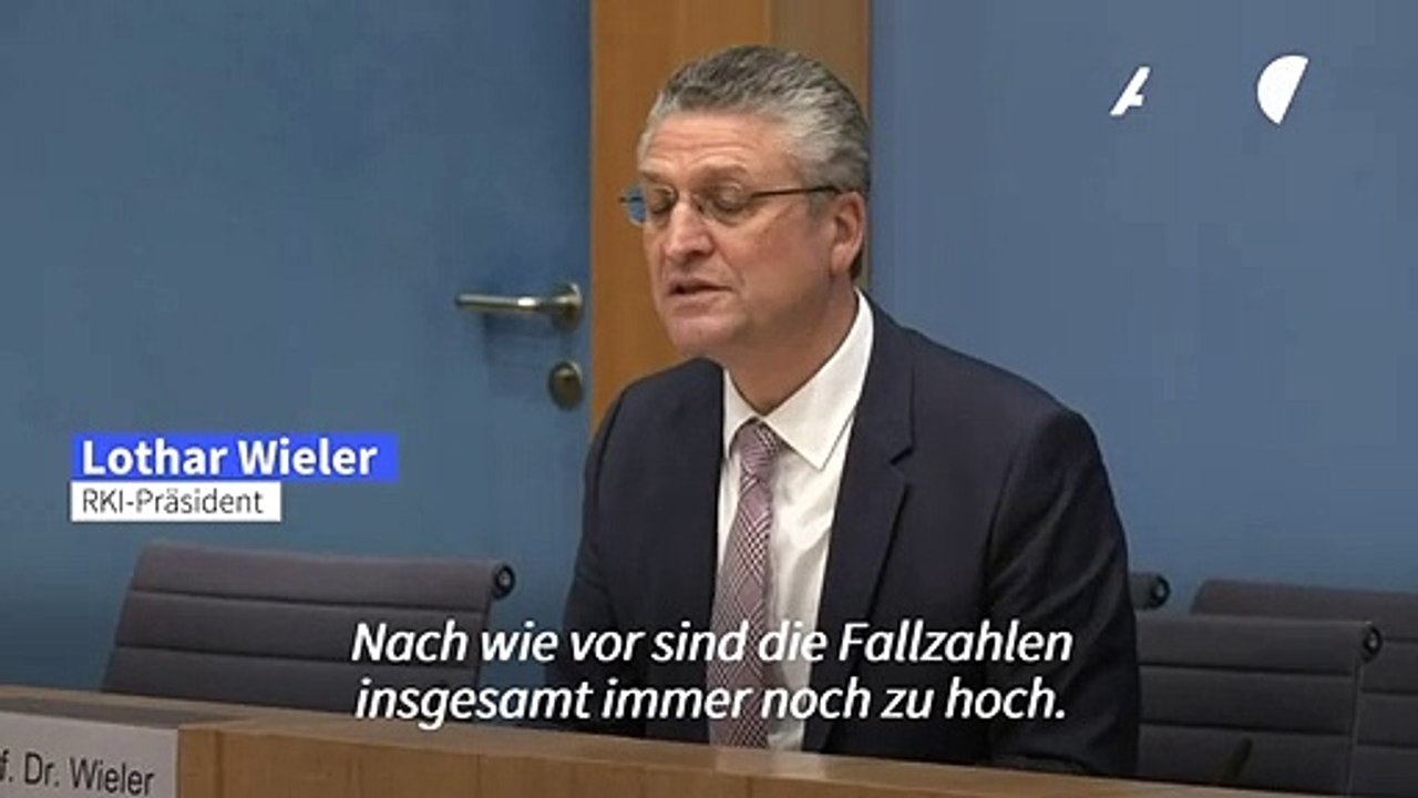 RKI sieht 'leicht positiven Trend' bei Corona-Zahlen