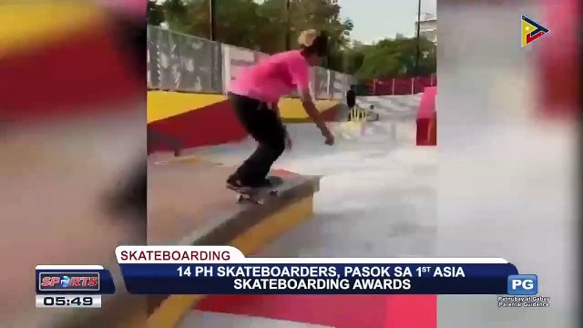 SPORTS BALITA: 14 PH skateboarders, pasok sa 1st Asia Skateboarding Awards