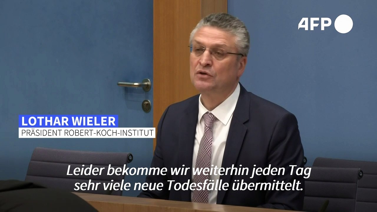 Wieler nennt Zahl von 50.000 Corona-Toten 'unfassbar'