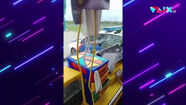 Truk Terlibat Kejar-kejaran dengan PJR di Tol Trans Jawa