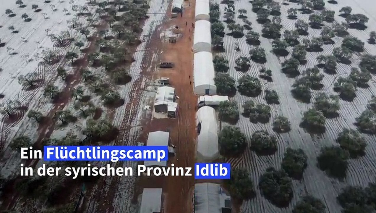 Winter verschlimmert Lage in syrischen Flüchtlingslagern