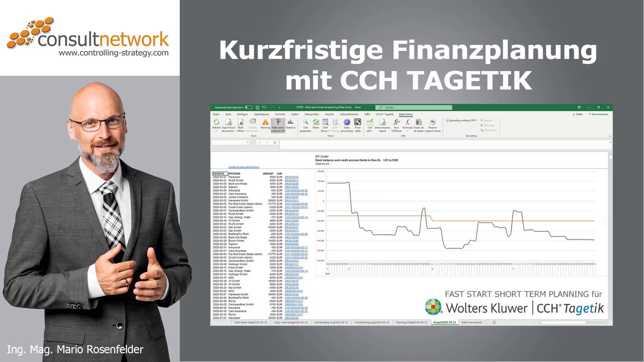 Kurzfristige Finanzplanung in der Krise mit CCH Tagetik