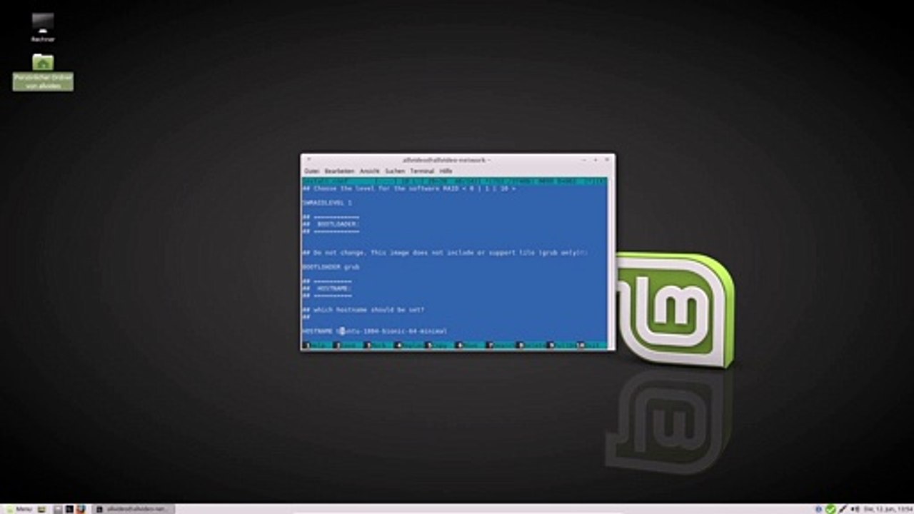 Ubuntu root server 18.04 setup