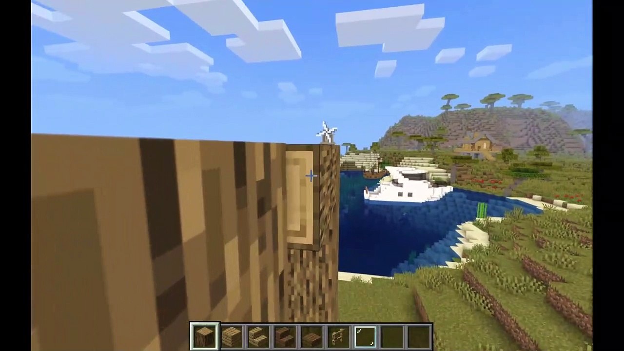 How to build a Big Wooden survival house in Minecraft