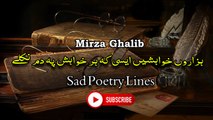 Hazaro Khuwahish Esi K Har Khuwahish Pe Dum Niklay | Best Poetry Lines |  Mirza Ghalib | Lifestyle