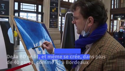 Privé de Festival d'Angoulême, la BD investit les gares