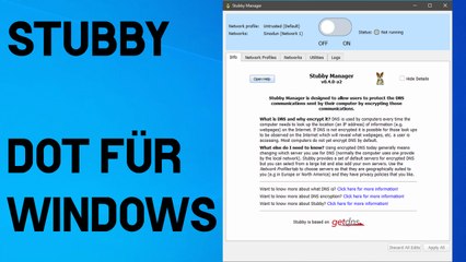 [TUT] Stubby - DNS over TLS für Windows [4K | DE]
