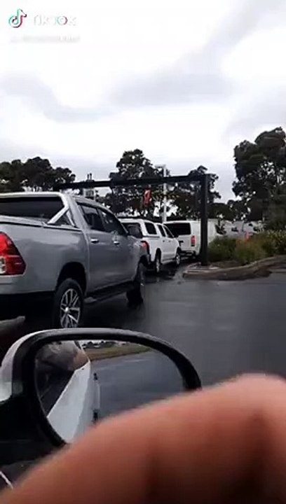 Rooftop Mounted Bike Rammed Into Low Clearance Sign