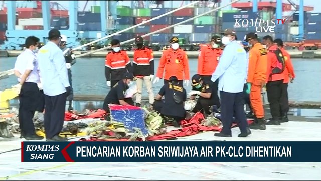Pencarian Korban Sriwijaya Air SJ182 Dihentikan, Fokus Cari CVR Pesawat