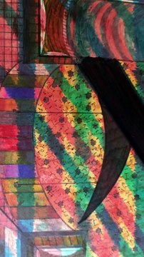 Francis MBELLA, Regard sur le Tableau N° A2 : L' autre monde