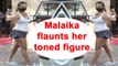 Malaika Arora flaunts her toned figure in gym gear