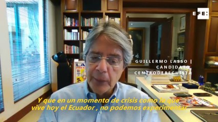 Guillermo Lasso no quiere que Ecuador se convierta en Venezuela