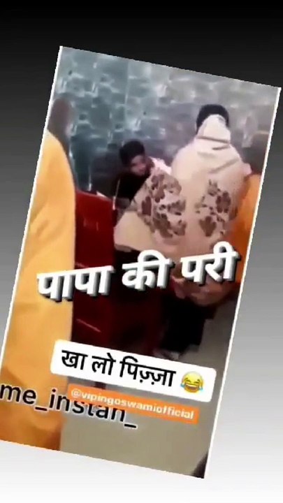 Papa ki pari date marte hue pkdi gyi / or kha lo pizza