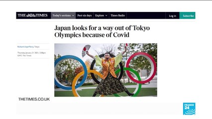 Japan says Olympic Games to go ahead as planned from July 23 despite Covid-19 state of emergency