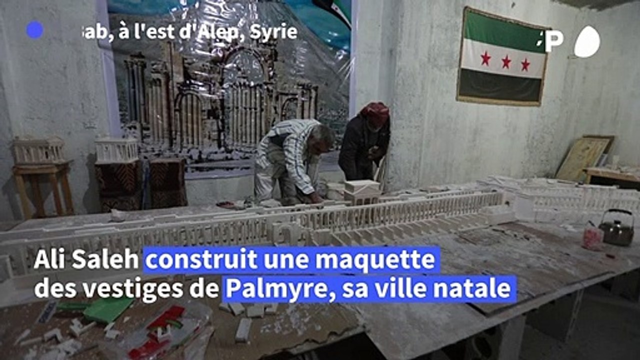 Syrie: une maquette fait revivre les vestiges antiques de Palmyre