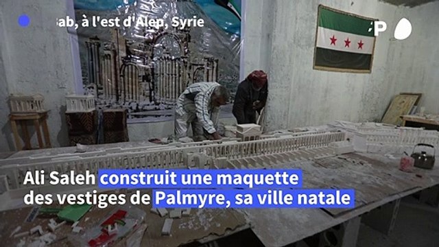 Syrie: une maquette fait revivre les vestiges antiques de Palmyre