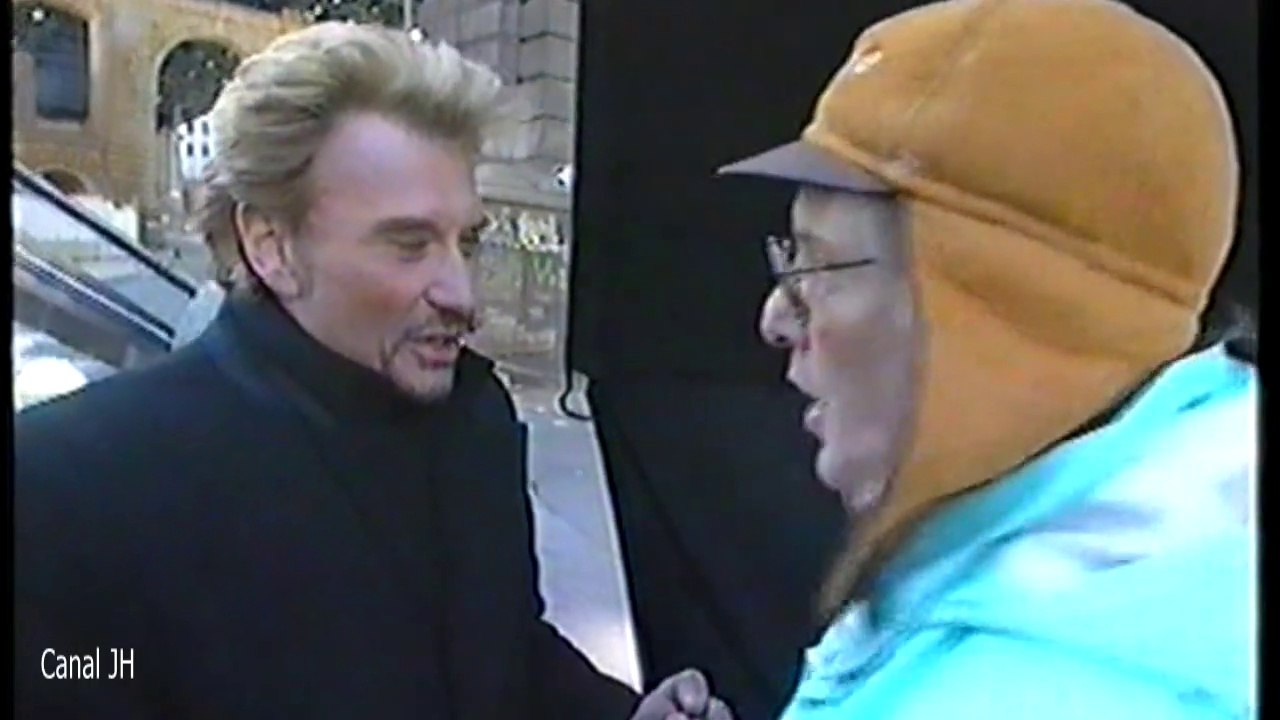 Johnny Hallyday - Tournage "Ce que je sais" 1998