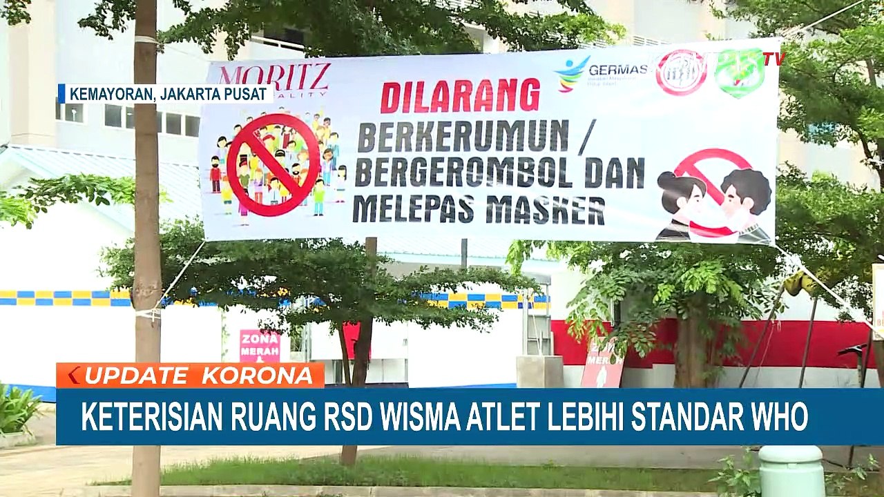 Keterisian RSD Wisma Atlet Lebihi Standar WHO