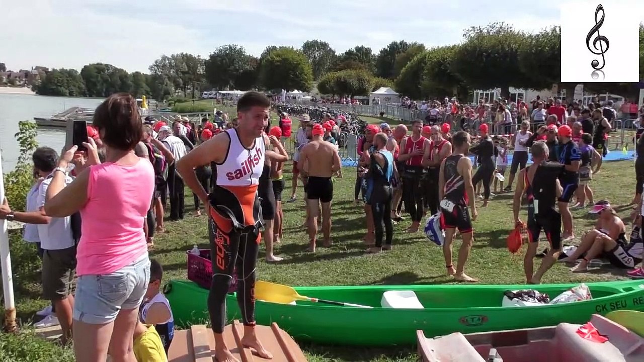 Triathlon de Seurre 2018 : Le Départ du "Contre la Montre"