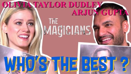 THE MAGICIANS : Arjun Gupta et Olivia Taylor-Dudley jouent à Who's the best