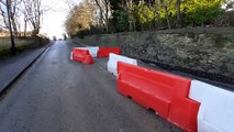 Sunderland road closed off to traffic over safety concerns after wall crumbles