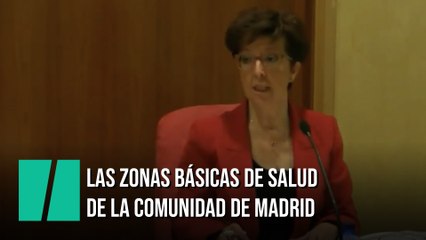 Las zonas básicas de salud en la Comunidad de Madrid