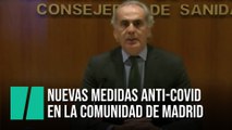 Nuevas medidas en la Comunidad de Madrid