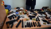 Bari - Armi da guerra, esplosivi e droga in un garage 3 arresti a Ceglie del Campo (22.01.21)