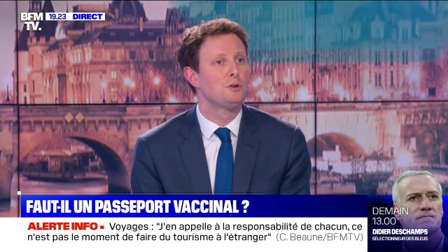 Clément Beaune à propos du passeport vaccinal : C'est un débat très prématuré