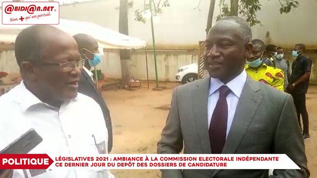 Législatives 2021 : Ambiance à la Commission Electorale Indépendante ce dernier jour du dépôt des dossiers de candidature