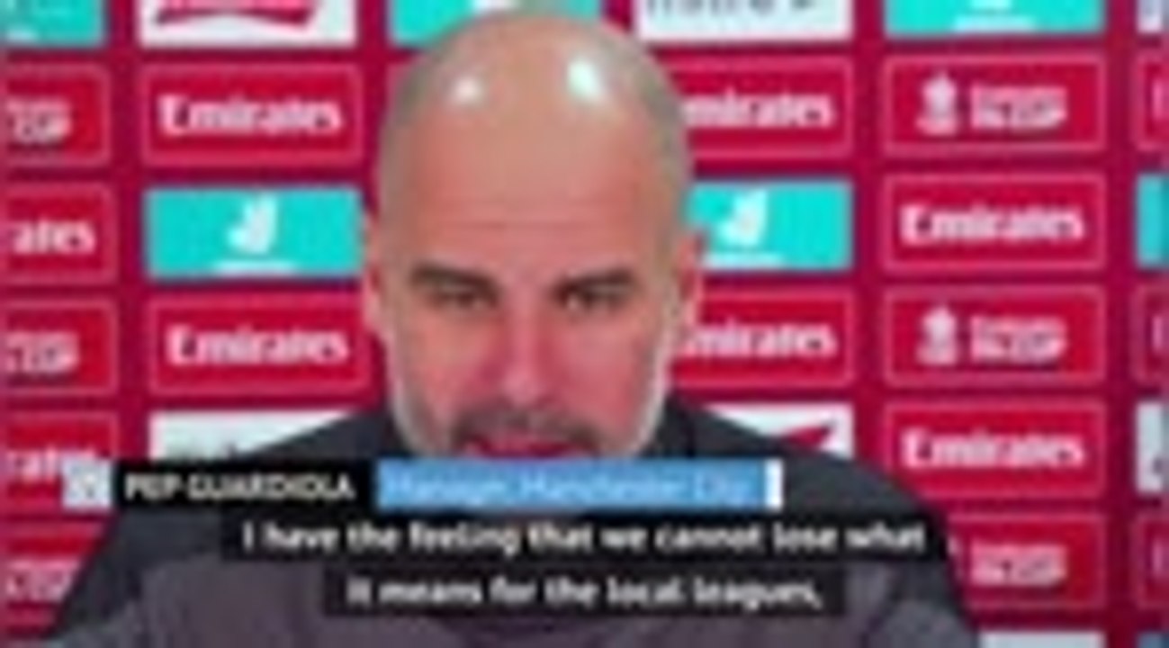 Super League will 'kill' domestic competitions - Guardiola
