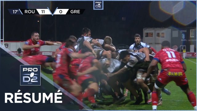 PRO D2 - Résumé Rouen Normandie Rugby-FC Grenoble Rugby: 26-14 - J17 - Saison 2020/2021