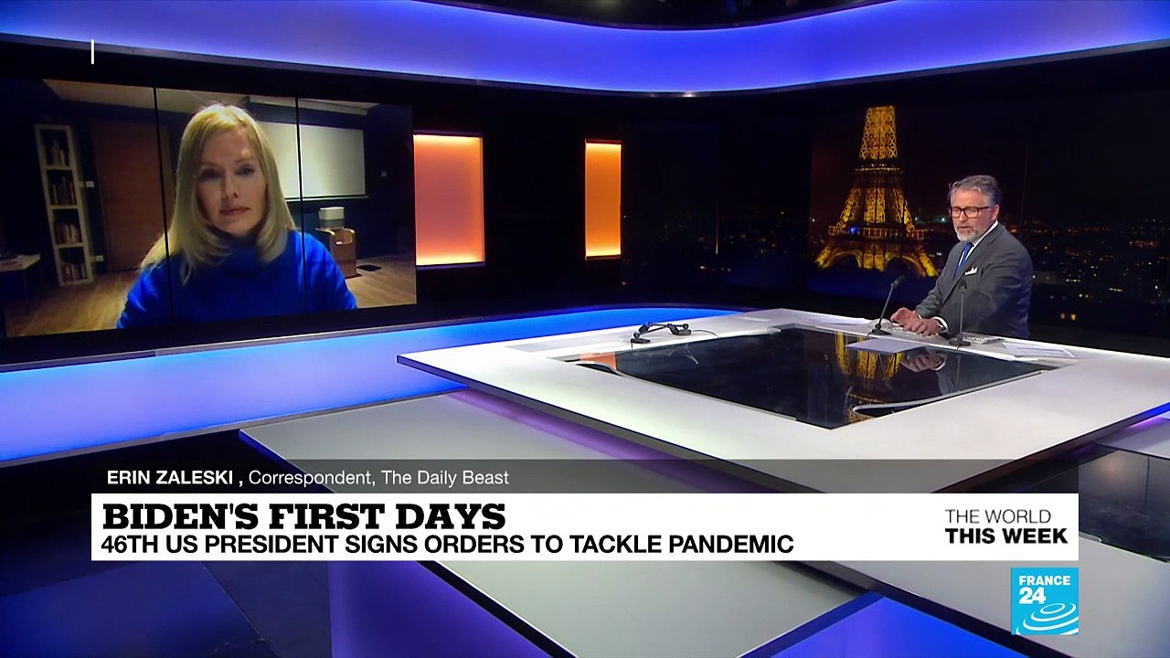 Biden's first days as US president, Navalny's arrest, Covid-19 in Europe, Michelin goes vegan